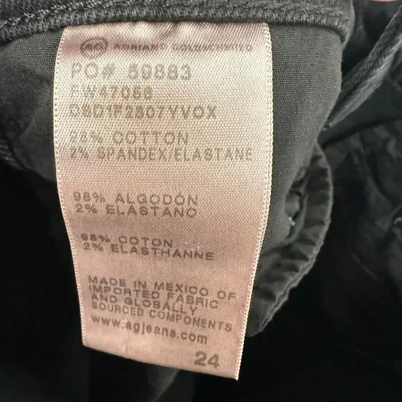 AG DENIM NWT Hattie High Rise Barrel Jean in 7 Years Vintage Onyx // 24 - Picture 11 of 15